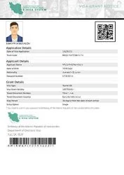 Iran Visa Grant Notice Iran Visa Grant Notice