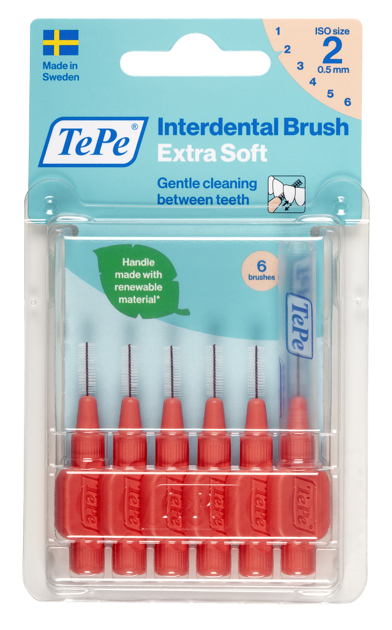 فرش مابين الأسنان زهري 0.4 ملم 8 قطع 