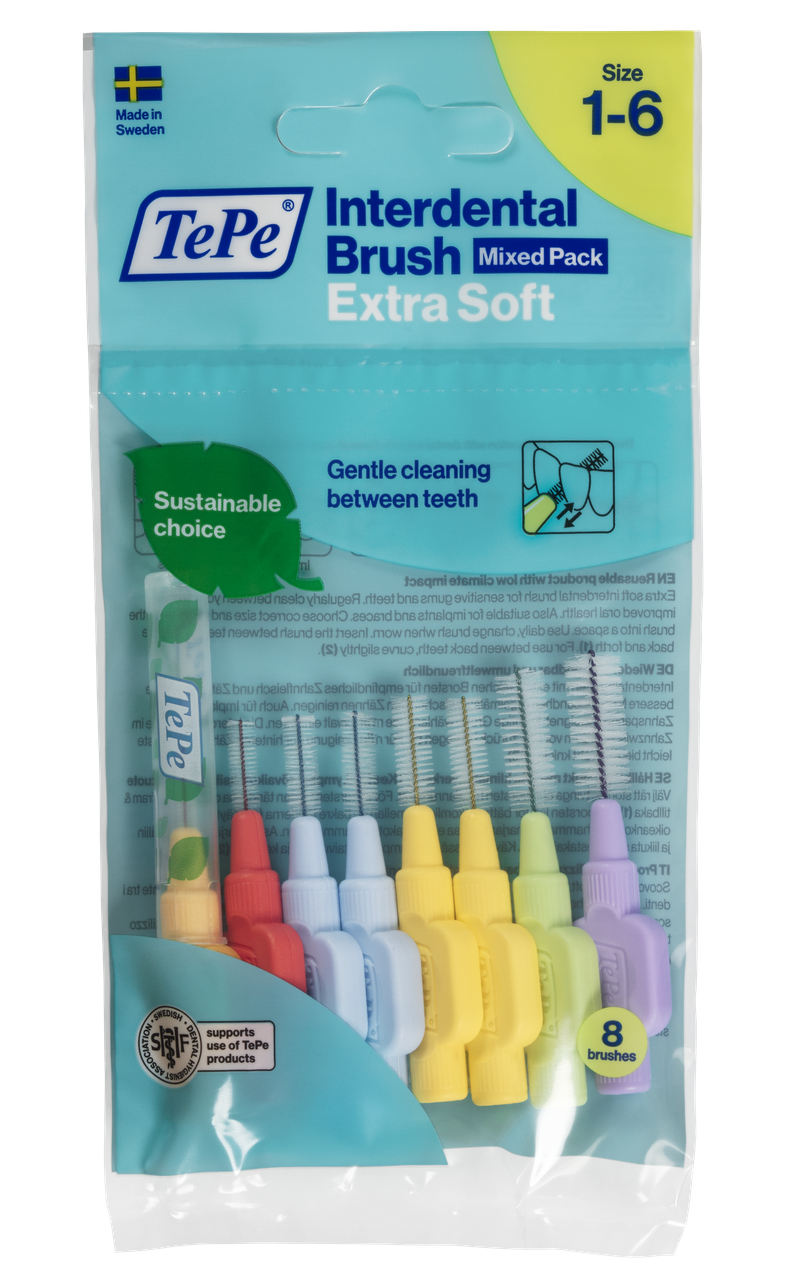 فرش مابين الأسنان زهري 0.4 ملم 8 قطع 