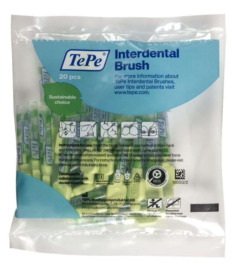 فرش مابين الأسنان برتقالي 0.45 ملم 8 قطع