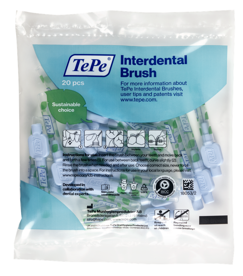 فرش مابين الأسنان برتقالي 0.45 ملم 8 قطع