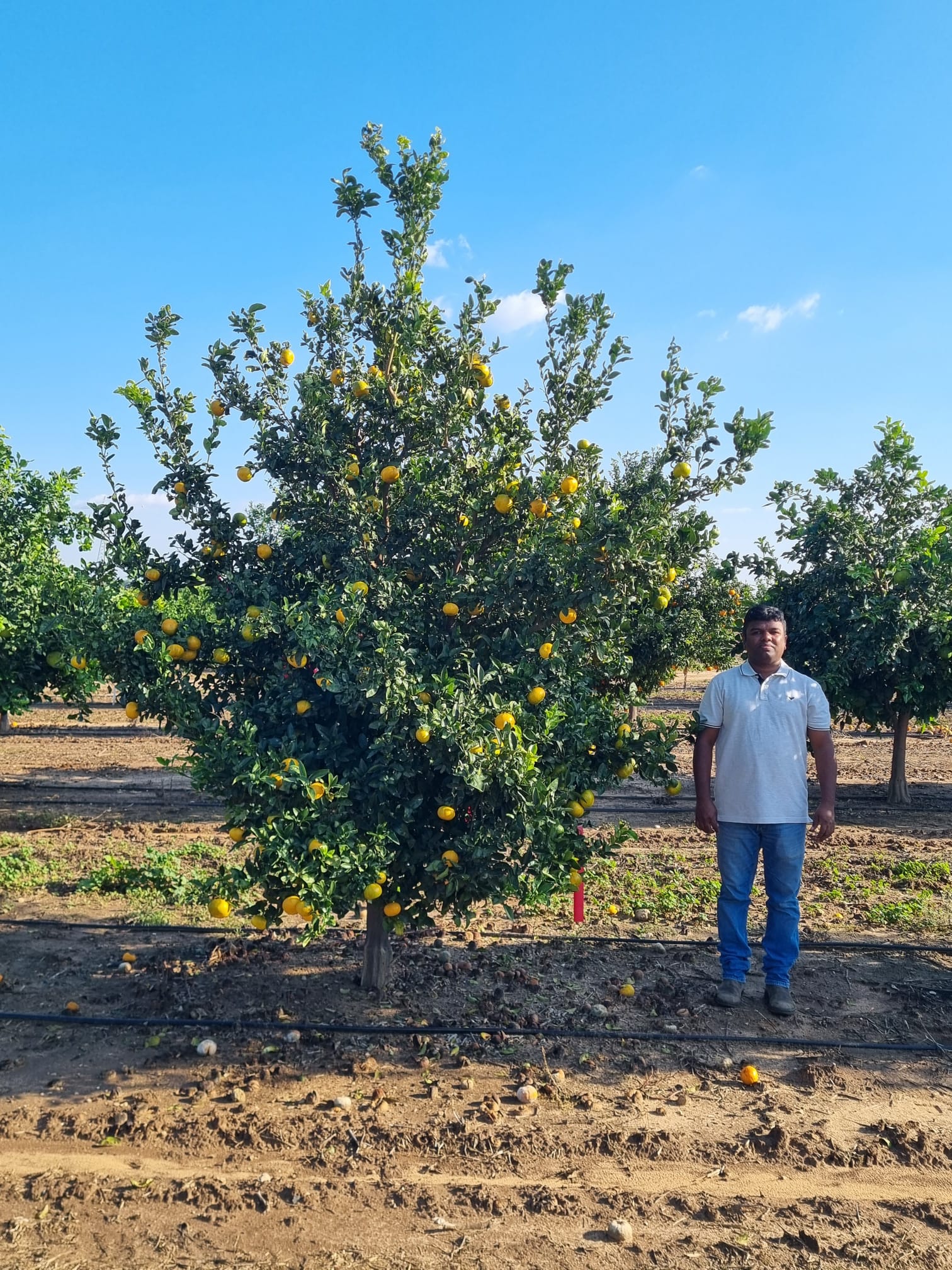 Dayakar boddupally with the Mor mandarin