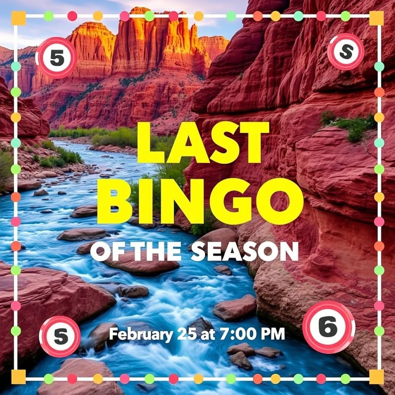 LAST BINGO OF THE SEASON!!!!!!!