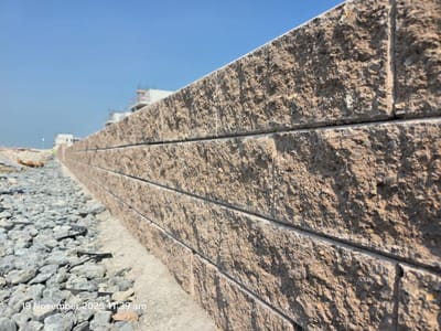 Construction of MSE Wall Abu Dhabi Ramhan Island
