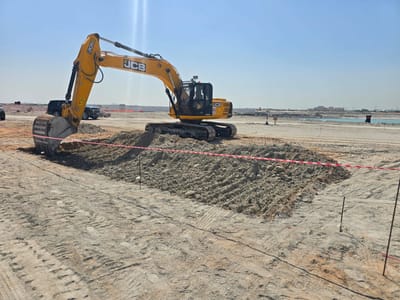 Execution of Earthworks in BADA AL JUBAIL VILLAS