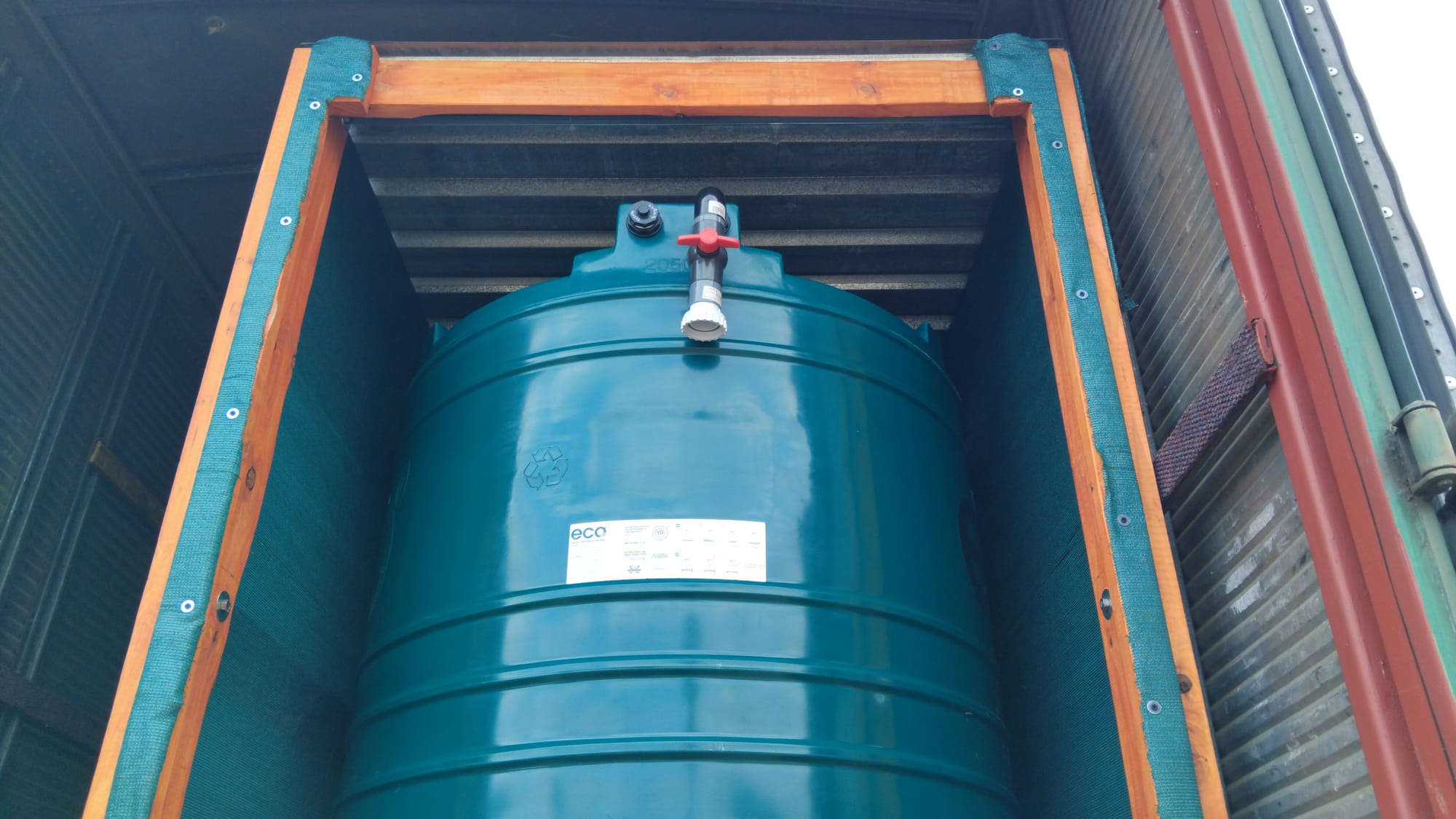 Tank on a Stand with Canopy