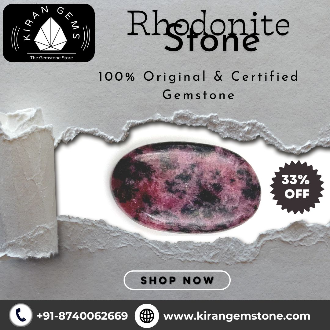 Rhodonite crystal benefits