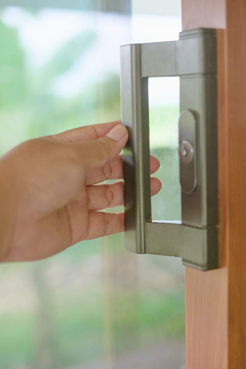 Handles for sliding door