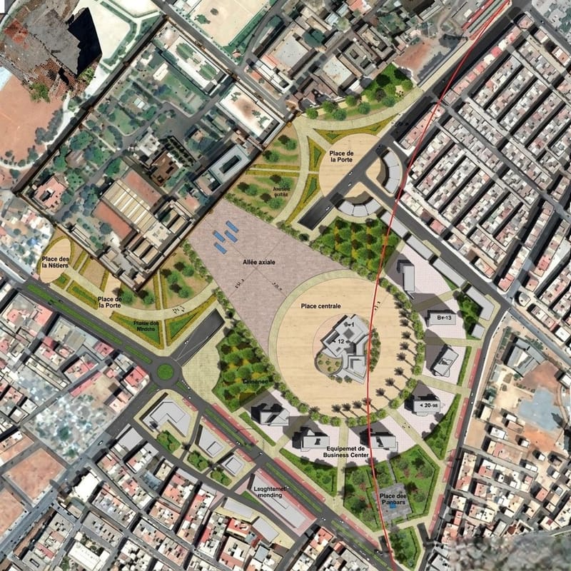 Espace public unificateur à Témara