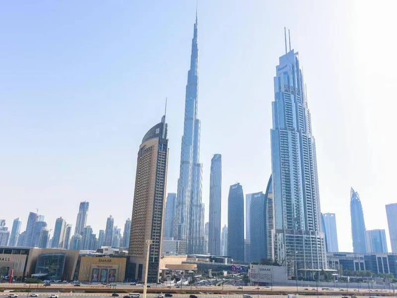 Full Burj Khalifa Skyline View — Peaceful Living in the Heart of Downtown