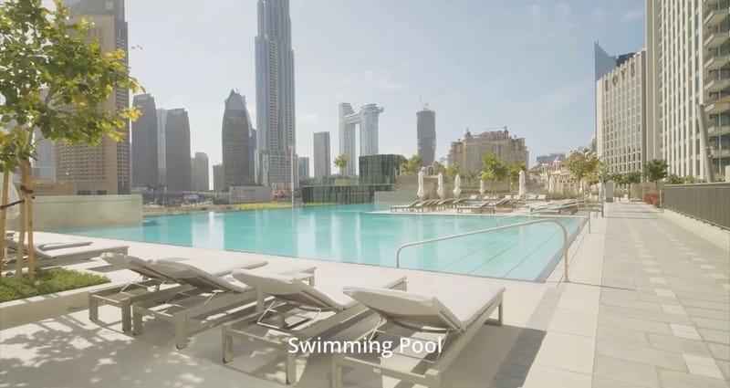 Full Burj Khalifa Skyline View — Peaceful Living in the Heart of Downtown