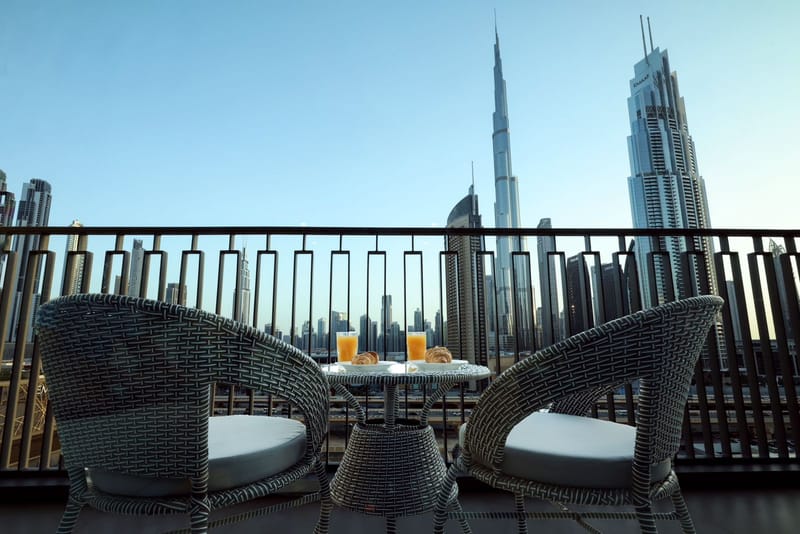 Full Burj Khalifa Skyline View — Peaceful Living in the Heart of Downtown