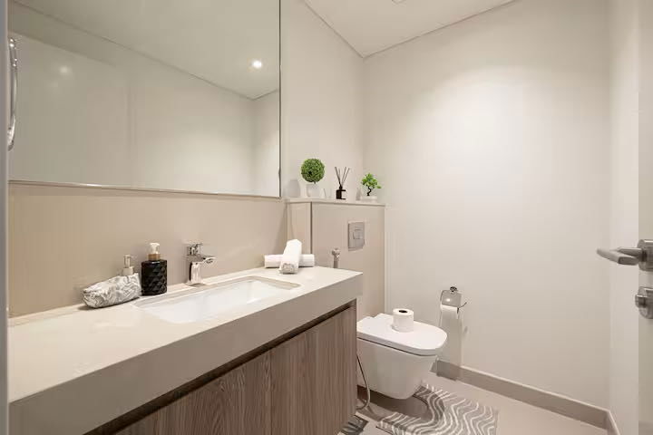 Full Burj Khalifa Skyline View — Peaceful Living in the Heart of Downtown