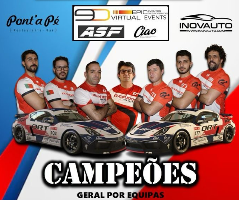 CAMPEÕES POR EQUIPAS