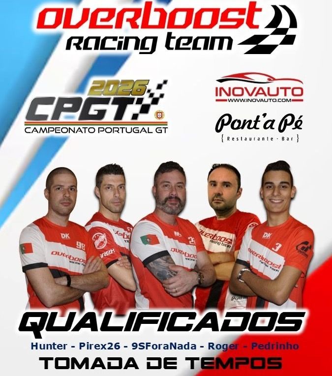 Pilotos Qualificados para o CPGT 2026