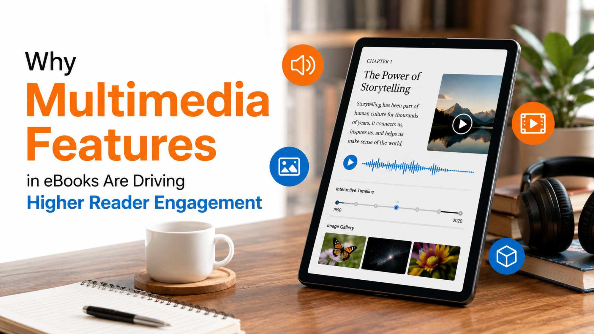 Why Multimedia Features In Ebooks Are Driving Higher Reader Engagement?