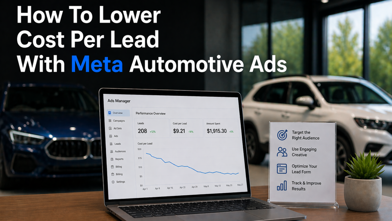 How To Lower Cost Per Lead With Meta Automotive Ads