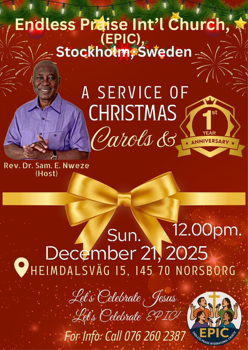 Christmas Carol & One Year Anniversary