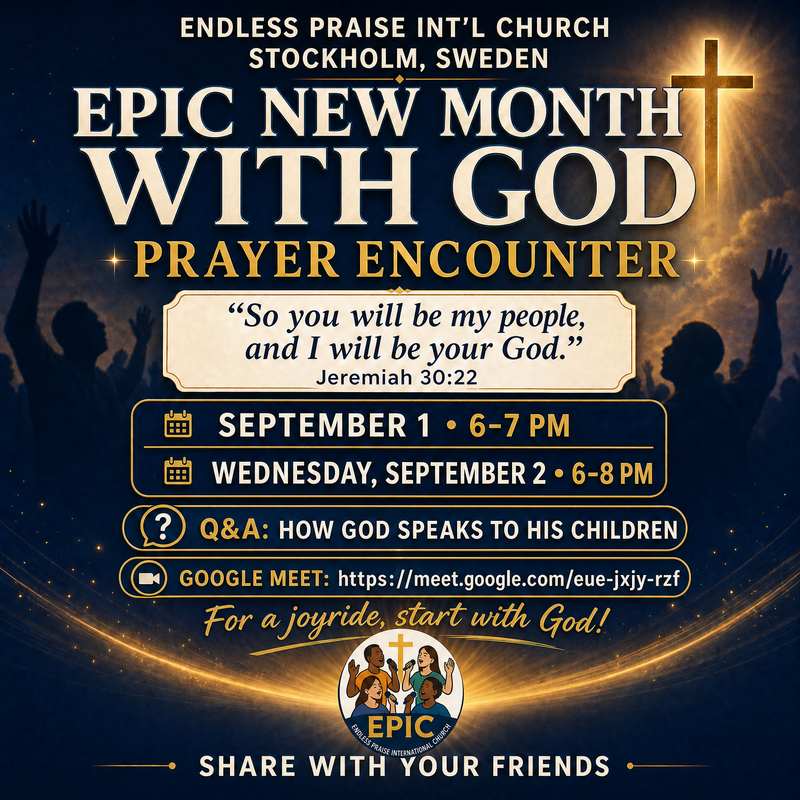 New Month Prayer Encounter