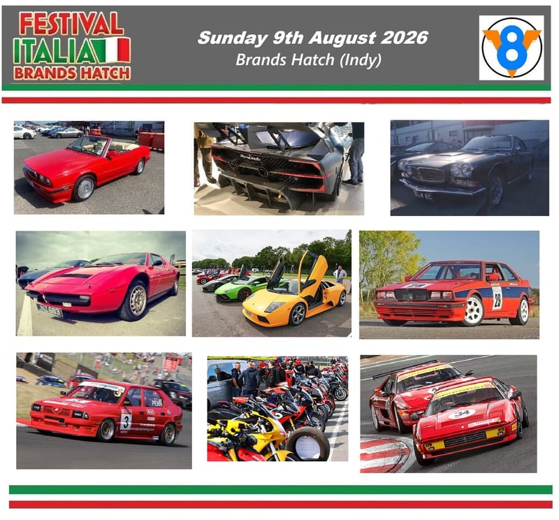 Festival Italia Sunday 09 August 2026 Brands Hatch (Indy)