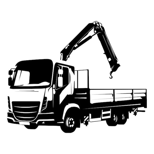 Camion pluma