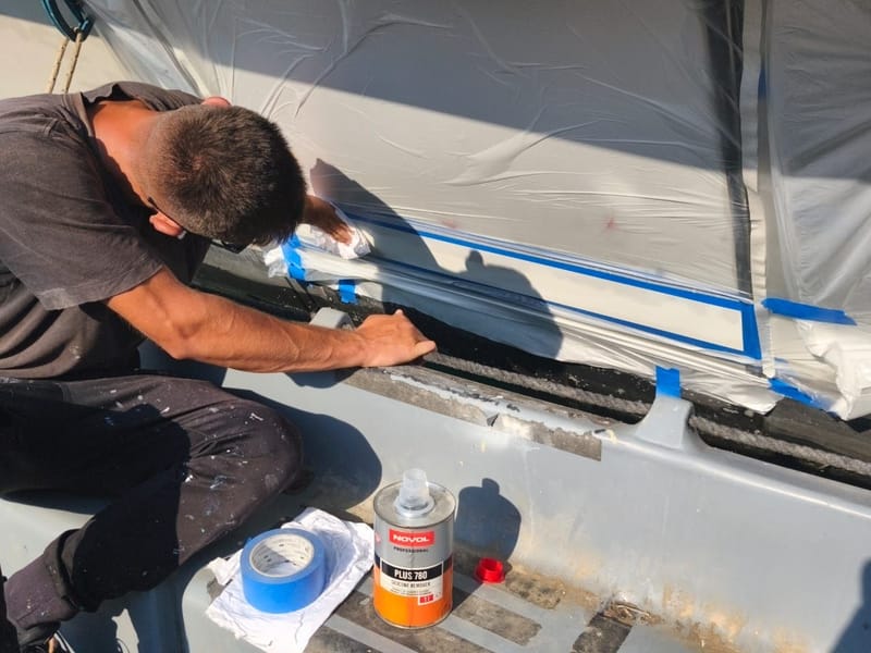 Localized GRP/Gelcoat repair