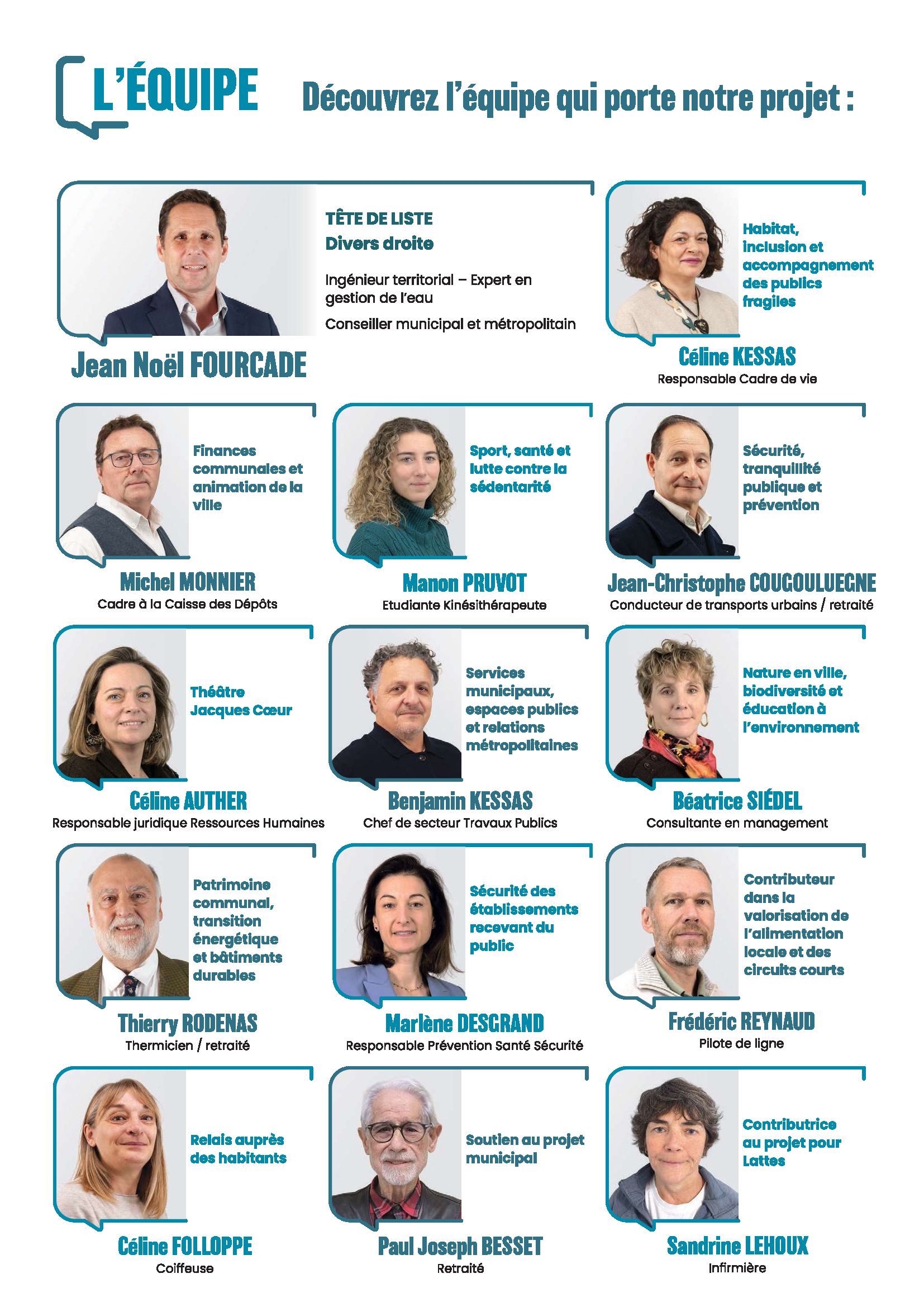 ÉQUIPE et DÉLÉGATION