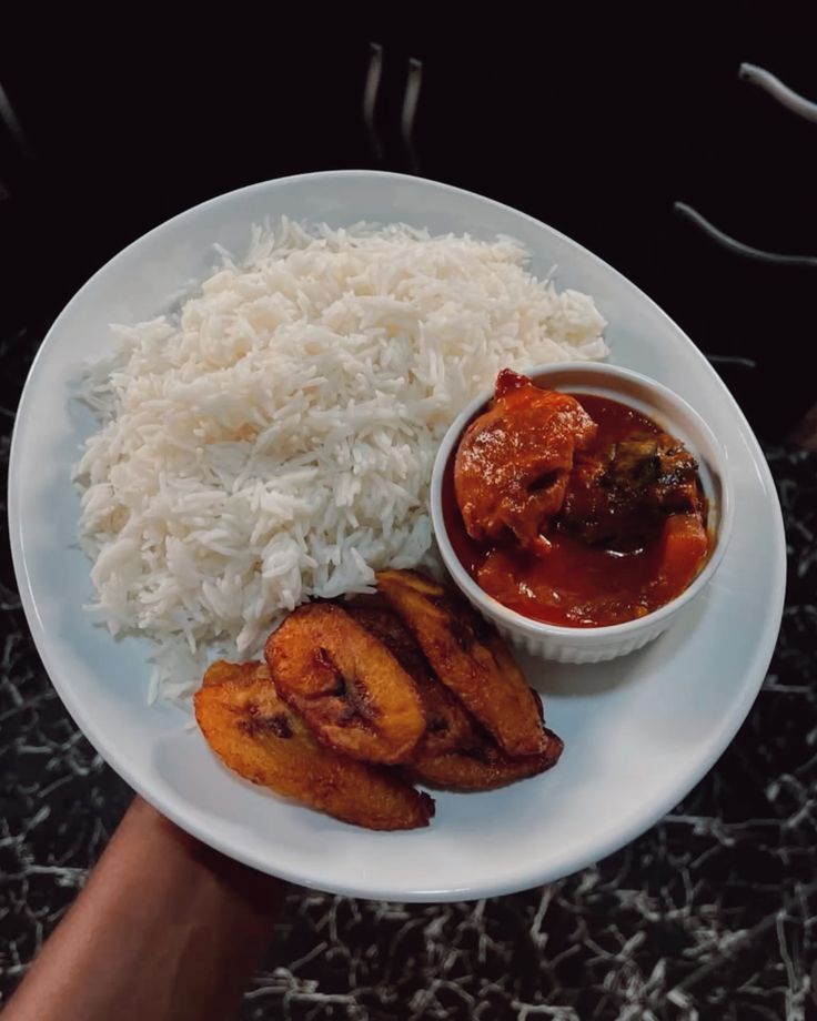 WHITE RICE WITH STEW