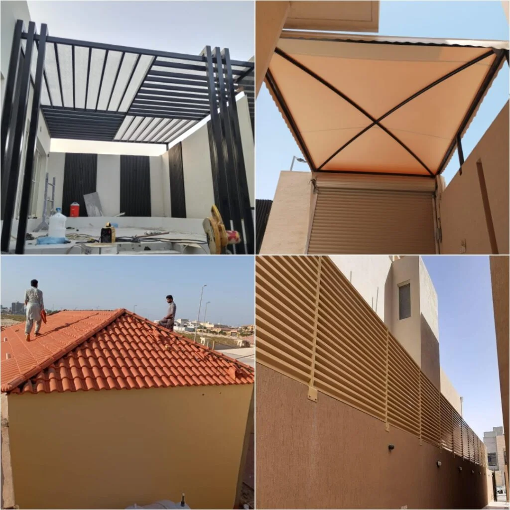 حداد قرطبة – تركيب مظلات وسواتر وأبواب حديد