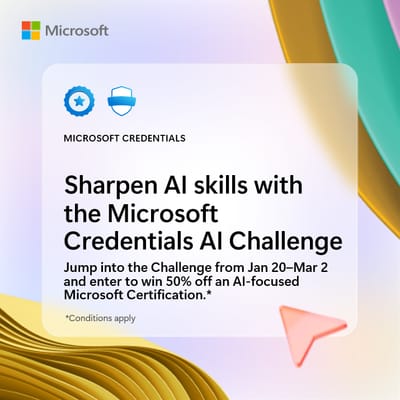 Join the Microsoft Credentials AI Challenge