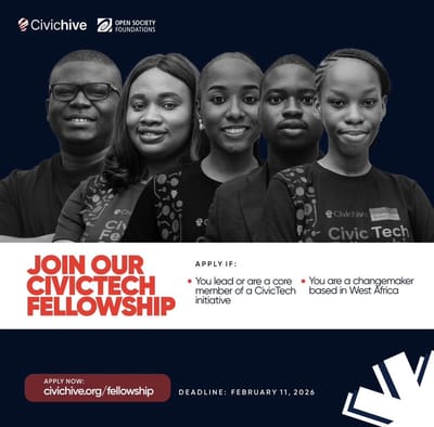 Apply for the CivicHive Civic Tech Fellowship