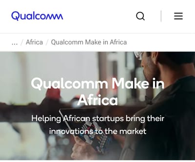 Apply for The Qualcomm® Make in Africa Startup Mentorship Program 2026