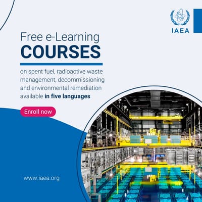 The IAEA Offering Online Learning Courses