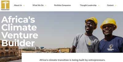 Persistent Launches the Persistent Africa Climate Venture Fund