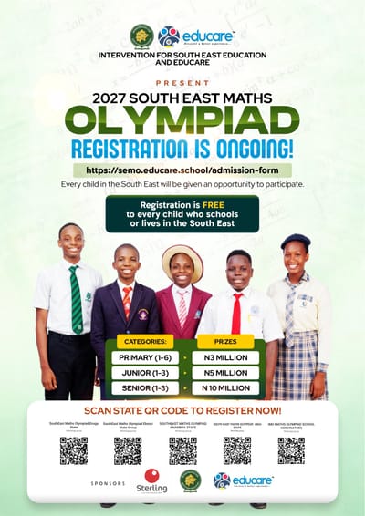 Registration for 2027 South East Maths Olympiad Now Open