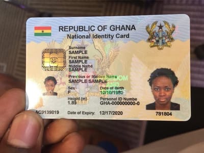 Ghana Integrates a Fully Functional Digital Wallet Into Its National Identity Card