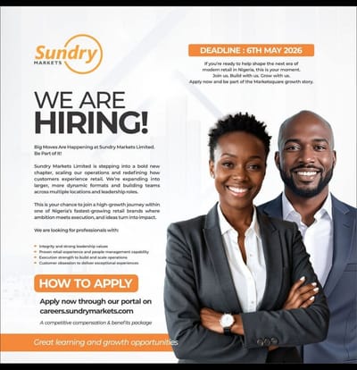 Sundry Markets Limited is Hiring for Multiple Roles