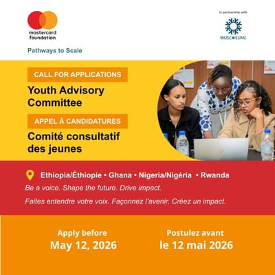 Call to Apply for Youth Advisory Committee (YAC)