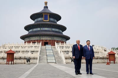 US President Donald Trump and Chinese President Xi Jinping Hold Talks