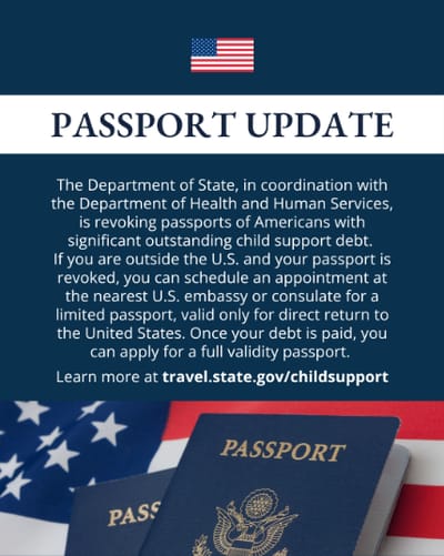 US Revoking Passports of Americans With Child Support Debt