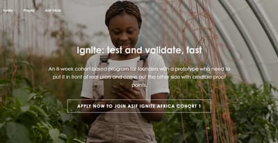 African Founders Invited to Apply for ASIF Ignite Africa Programme
