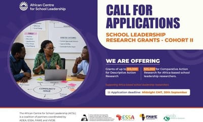 Research Grant Opportunity for African Education Research