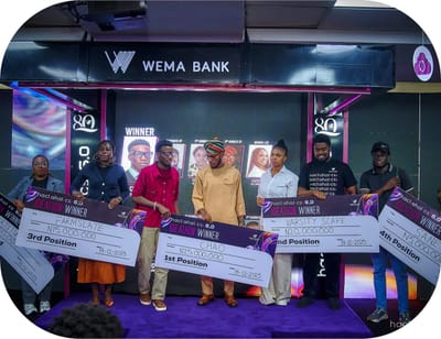 Applications are Now Open for Wema Bank Hackaholics 2026