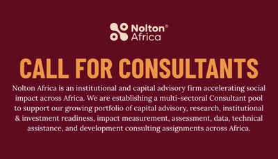 Nolton Africa Announces a Call For Consultants!