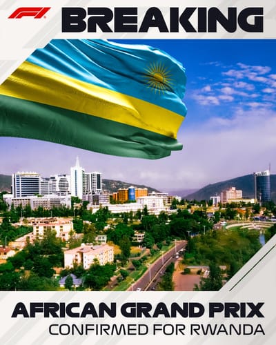 Formula 1 Will Return to Africa — Rwanda Secures Historic 10-Year Deal for African Grand Prix