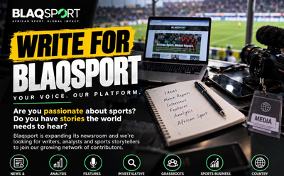 Write for BlaqSport — Your Voice, Our Platform