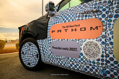 Ford Unveils Bidirectional EV Chargers That Turn Fathom Pickup Into Home Backup Battery