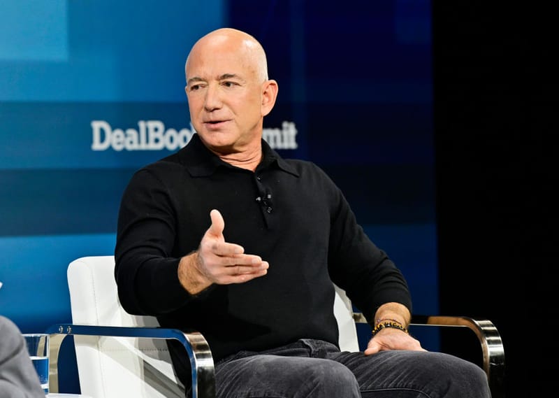 Jeff Bezos Rocking Jeff Bezos Seeking to Raise $100 Billion for a New Fund