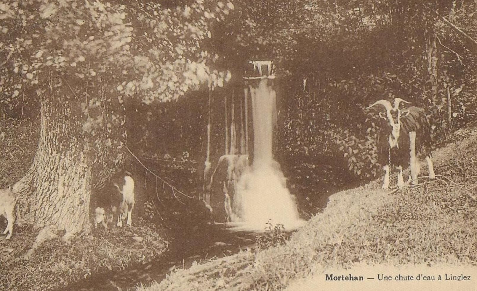 La chute d'eau à Linglez