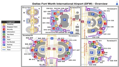 DFW Airport Map: Complete Navigation Guide for Dallas/Fort Worth International Airport